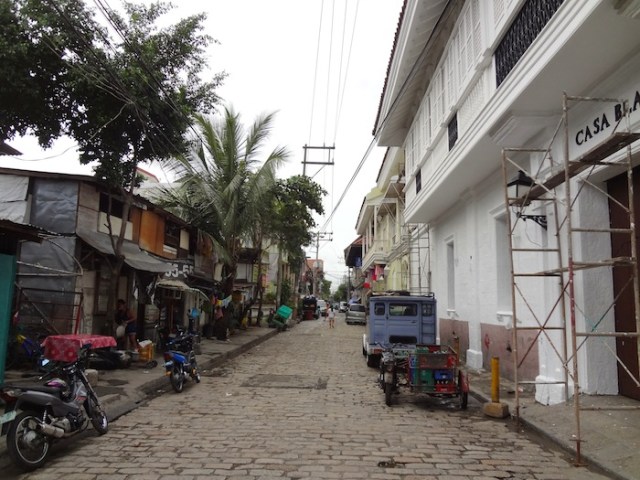 On the other side of the block sits a shanty-town.  