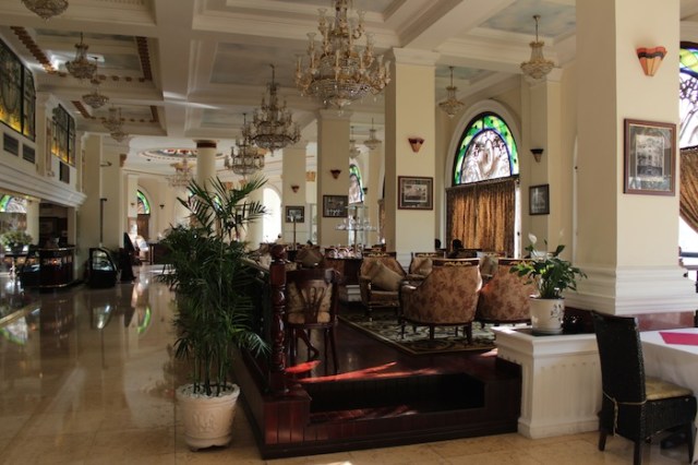 The Catinat Lounge, serving a relatively popular High Tea on the weekends. 