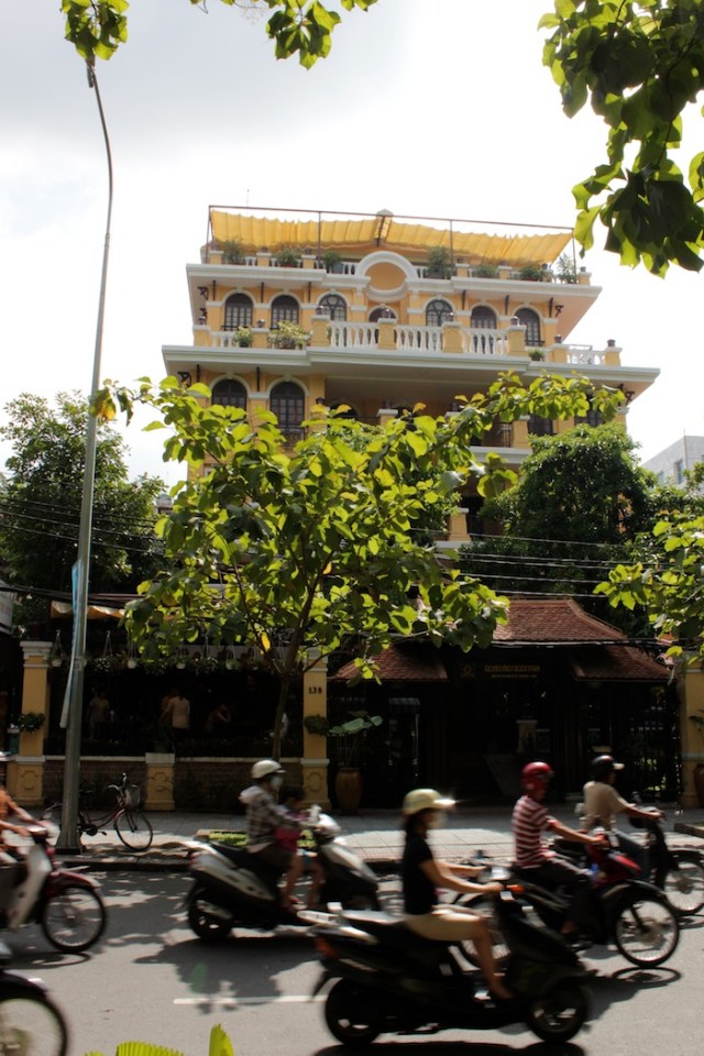 Quan An Ngon, the best and most popular Vietnamese restaurant in Saigon, housed in a colonial villa.  