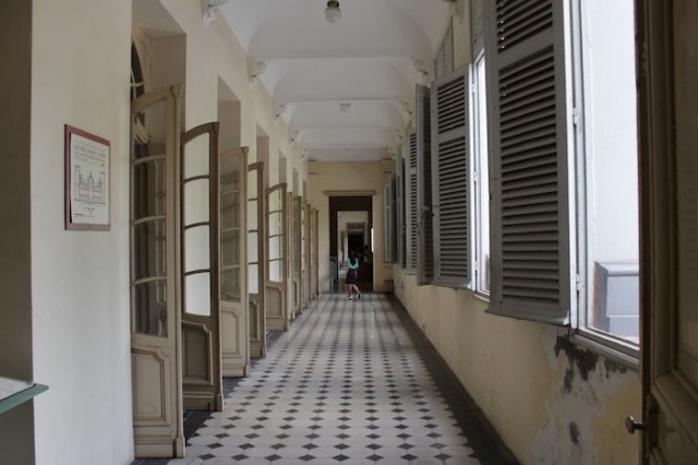 The tranquil corridors of the City Museum, once the Governor of Cochinchina’s Palace.  It was built in 1885 in a neo-classical style.  