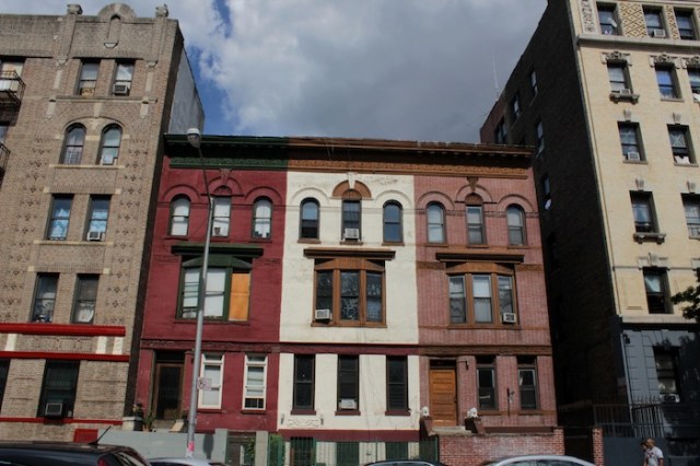 Fig. 5– Tenements across from Holy Cross Church, just before Audubon Ave.