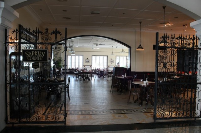 Sarkies Corner, one of the many restaurants in the hotel named after its founders.