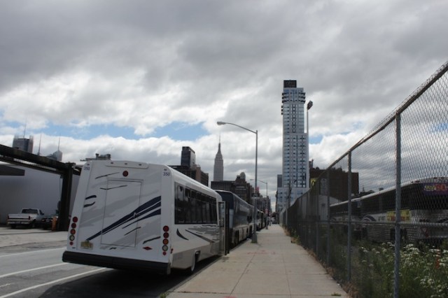 2 – View from 12th Ave towards the Empire State Building and the ohm Tower.