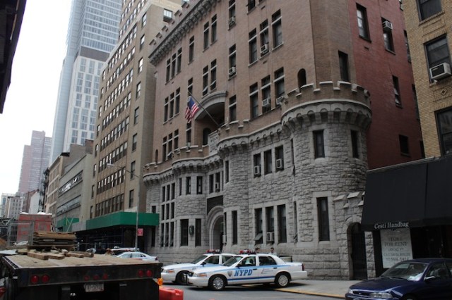 19 - Nos. 134 – 138: A latter-day crusader castle housing the Headquarters of NYPD’s Traffic Control Division.