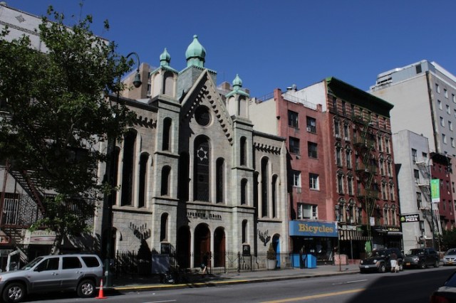 15 – Tifereth Israel Town and Village Conservative Synagogue. It was built to cater to Stuyvesant Town and the adjoining Peter Cooper Village. Built in 1866 as a church, it finally became a synagogue in 1962.  