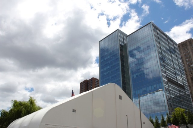 49 – Twin totems to Bio-technology: the gleaming towers of Alexandria Center for Life Sciences. 