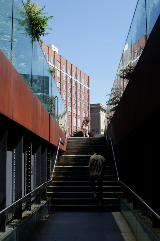 48 – The Sacred Approach up to the High Line Park, where one may view the D/F Temple Complex from up high.