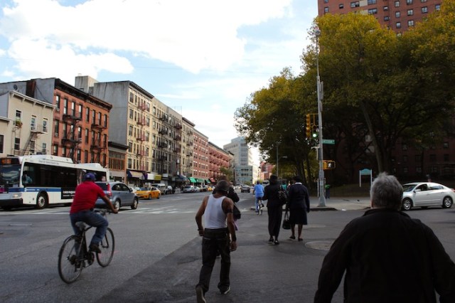 7 – Junction of Amsterdam Avenue, with the General Ulysses S. Grant houses to the right. 