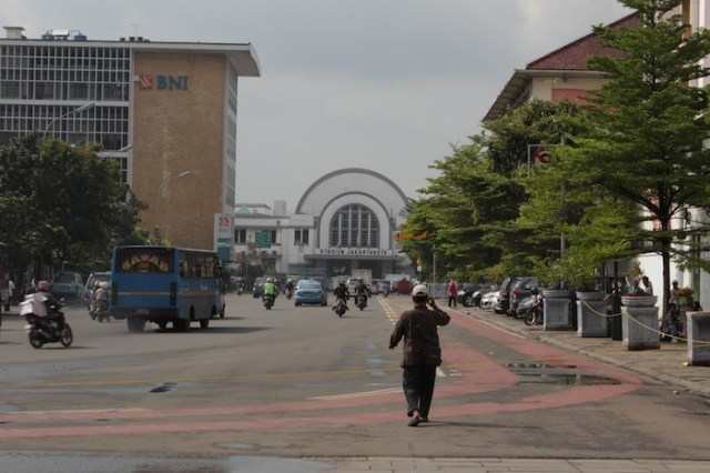 The imposing, art deco Kota Station (1926).