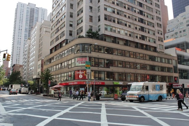 35 – He stands west of 3rd Avenue.  They cross paths again.  But say hi.  They recognise each other as neighbours. 