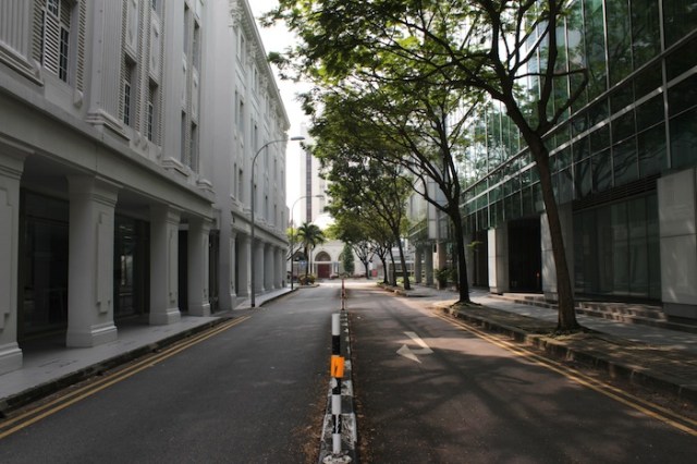 Colonial juxtaposed against contemporary