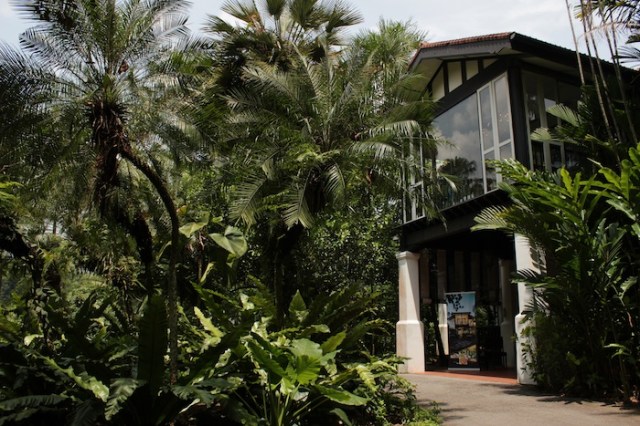 Colonial black and white, Singapore Botanic Gardens
