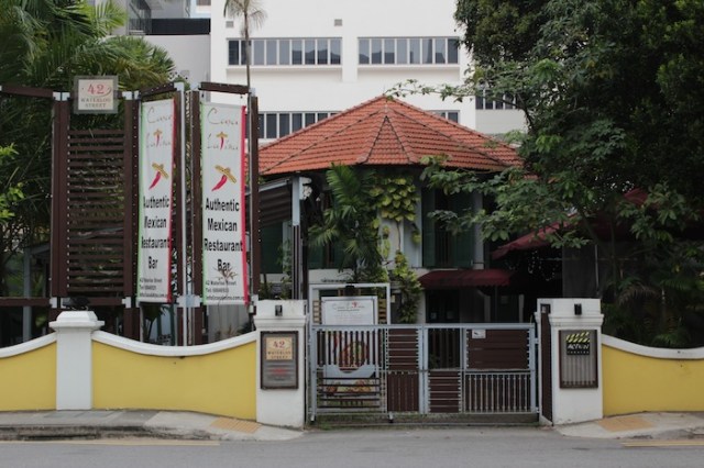 Colonial-era bungalow.