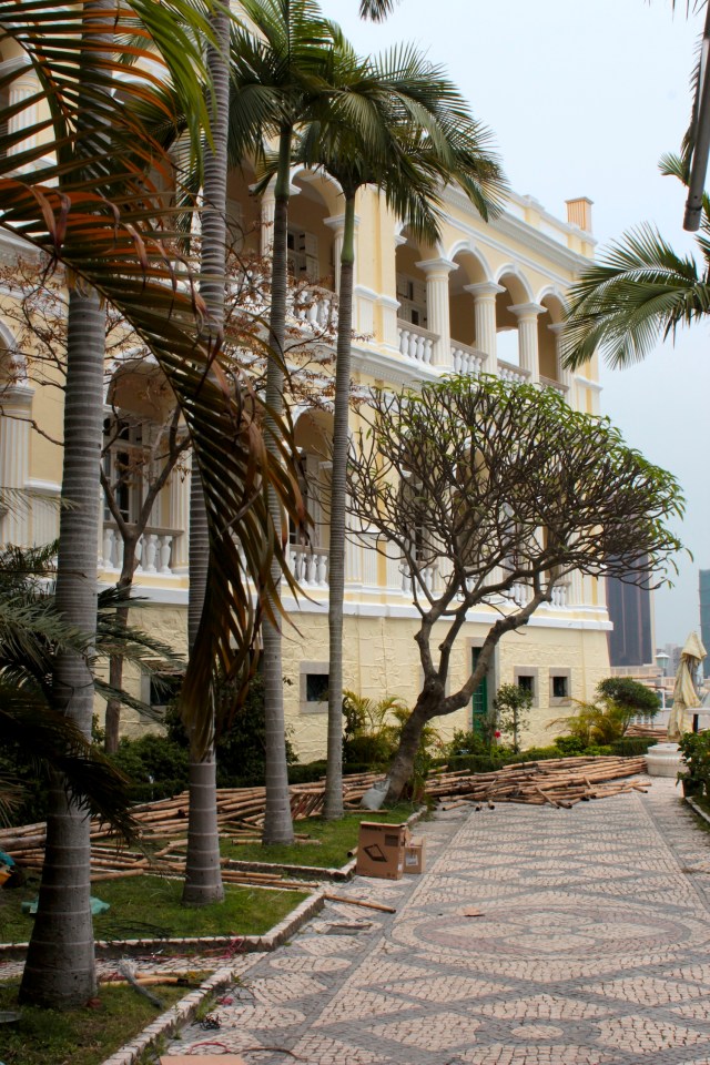 In the grounds of the Bela Vista.