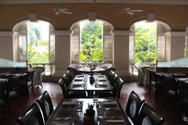 Interior of the Cafe Bela Vista.