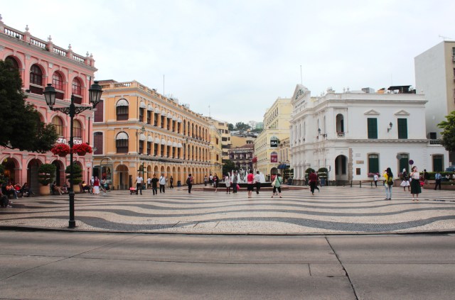 Senado Square is the heart of historic Macau. 