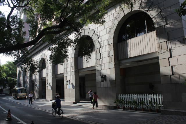 The main building of the Guangdong Victory Hotel (the former Victoria Hotel).