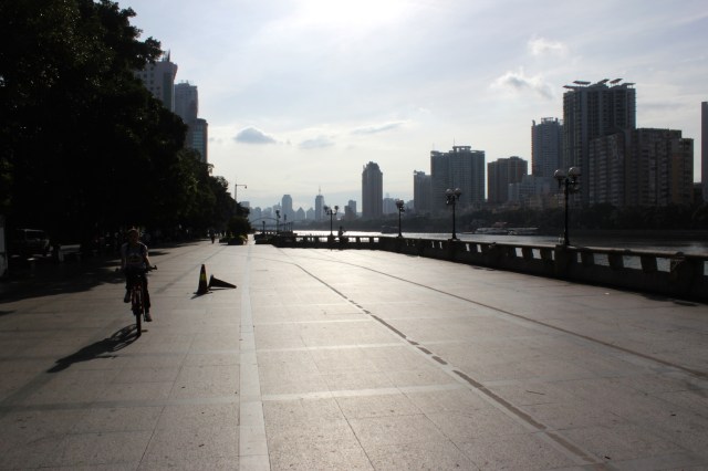 View of the Esplanade, along the Pearl River.