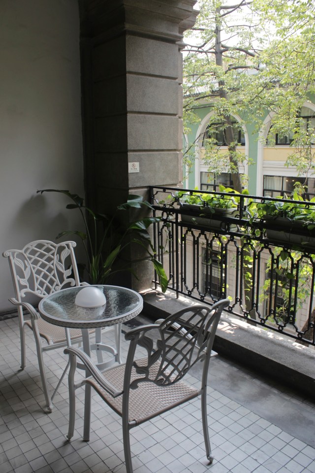 The balcony to my room.  