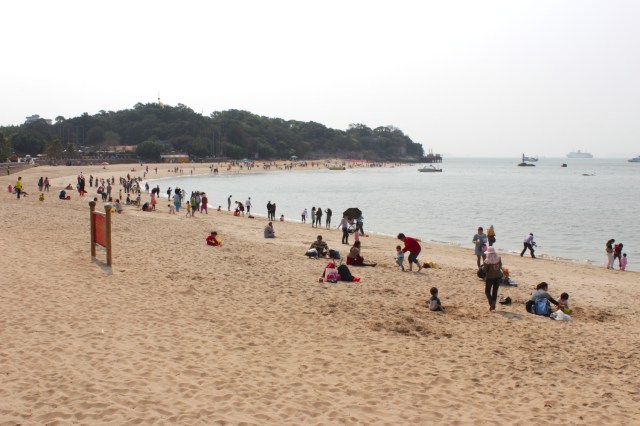 And finally, Xiamen University's very own beach, which sits at the southern end of the campus.  