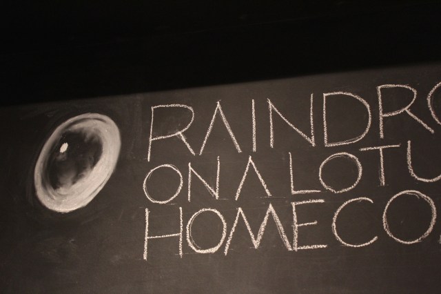 A "Welcome home!" haiku.