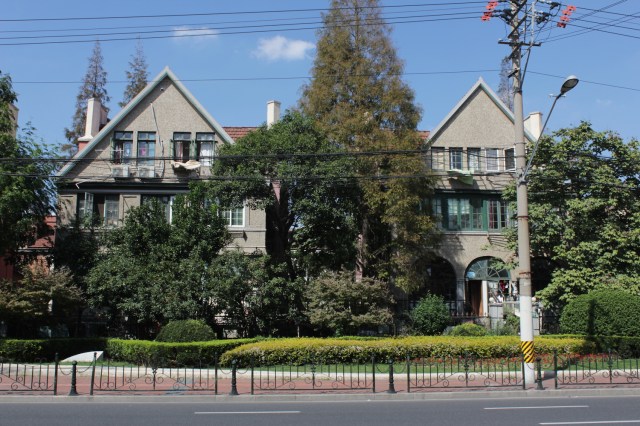 More views of houses along the street.