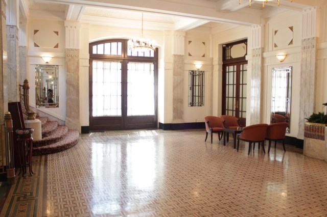 Interior of the Cercle Sportif today.