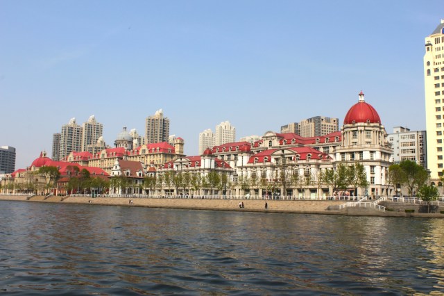 The restored waterfront of the Austro-Hungarian Concession.