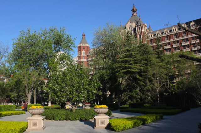 Victoria Park and the monstrosity the Chinese have built atop the former Gordon Hall. 