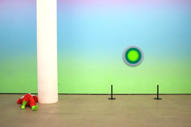 Sleeping clown at the Rockbund Art Museum, Shanghai. 