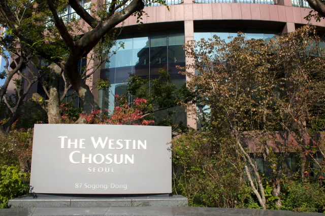 The Westin Chosun Hotel.