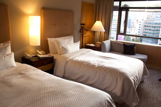 One of the guestrooms in the hotel