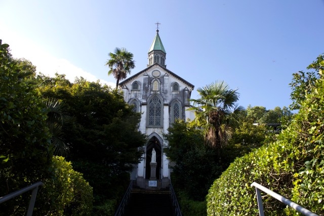 Oura Church was built in 1853 by French Catholics.  It is thought to be the oldest church in Japan, and is considered the church of the 26 martyrs. 