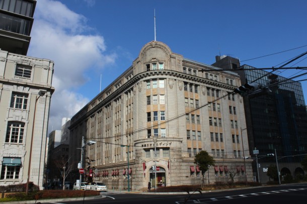 The third building on the Bund is the Shosen Mitsui Building 商船三井ビル.  The Shosen Mitsui is another major shipping company.  