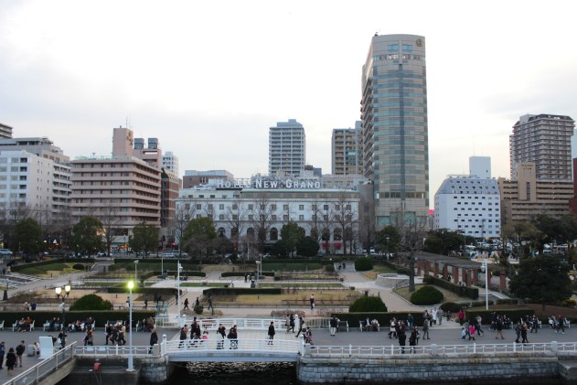 Hotel New Grand, along the Yokohama Bund. 