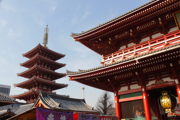 Sensoji 浅草寺, at Asakusa. 