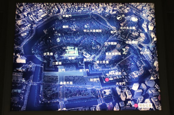 Visitor map of the Imperial Palace Complex.