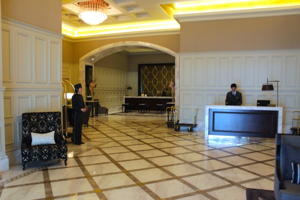 The Hotel Reception.