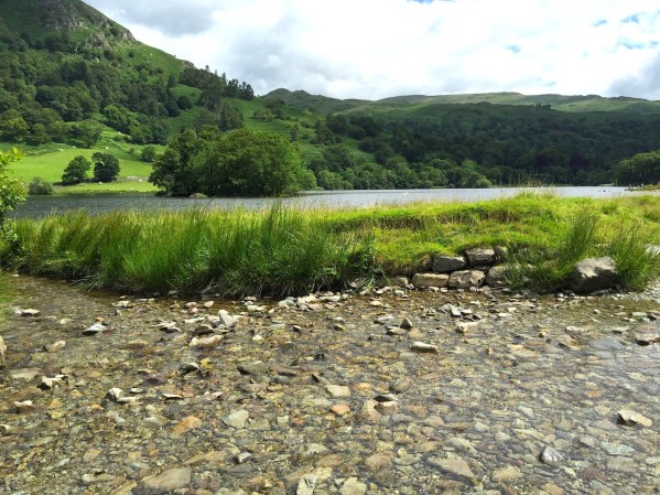 Streambed by Rydal Water.