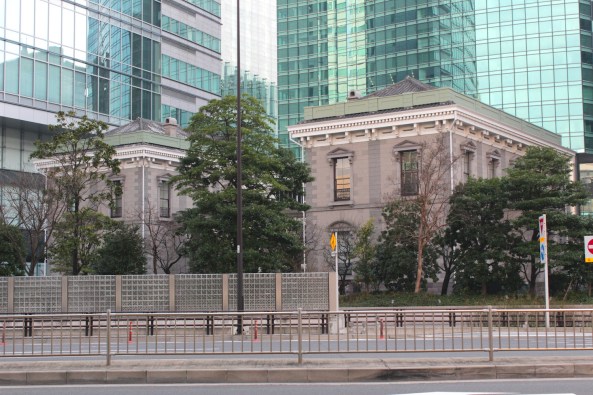 The Old Shimbashi 新橋Station was erected in 1872 and destroyed in the Great Kanto Earthquake. This is a 2003 reconstruction. 