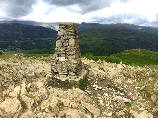 The summit of Loughrigg Fell.
