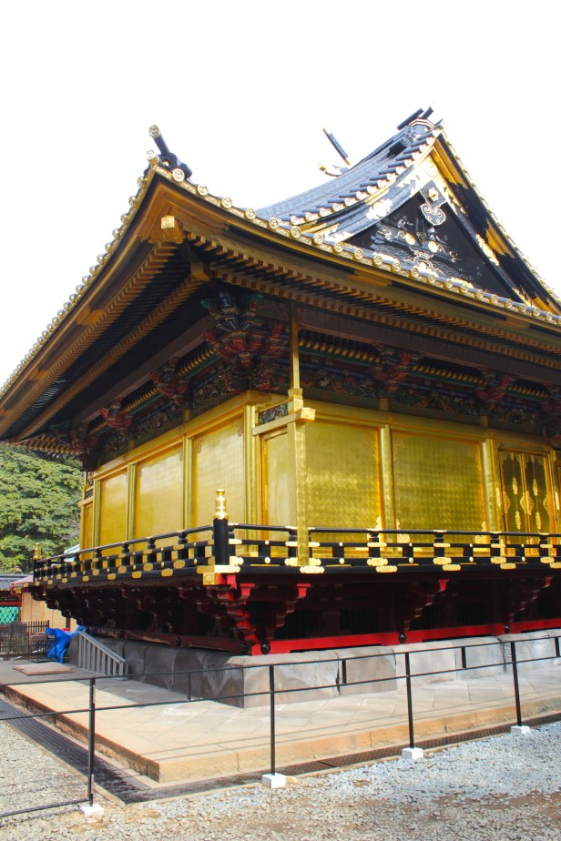 Back view of the Main Shrine in Tosho-gu.