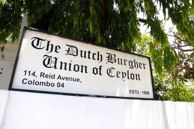 12 - Dutch Burgher Union