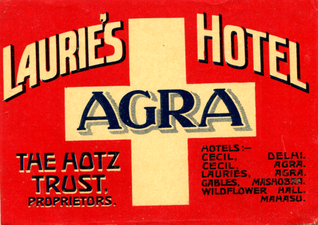 21 - Laurie's Hotel Luggage Label