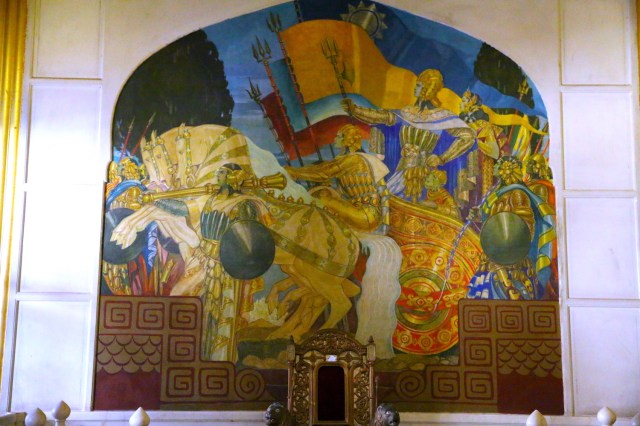 18 - Stefan Norblin - The Triumphant REturn of Rama Sita Lakshmana and Hanuman to Ayodhya from Lanka